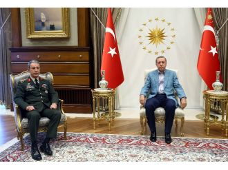 Erdoğan-Akar görüşmesi sona erdi