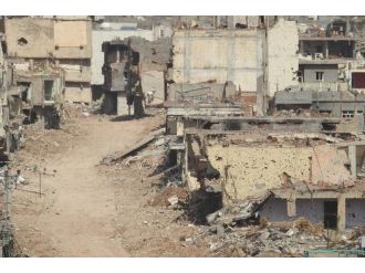 Nusaybin’den geriye bu görüntüler kaldı