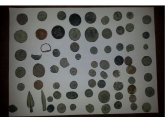 Denizli’de 66 tane tarihi sikke ele geçirildi