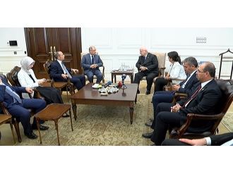 Meclis heyetinden İçişleri Bakanlığı’na geçmiş olsun ziyareti