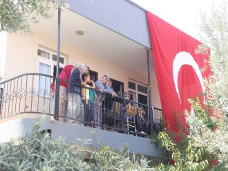 Şehit teğmenin baba ocağında yas