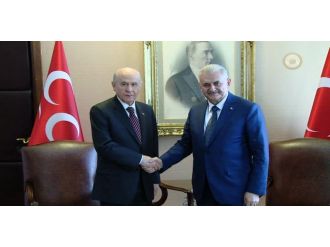 Başbakan MHP lideriyle bir araya geldi