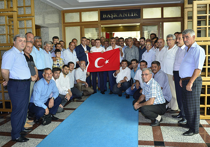 Muhtarlar Destek Ziyareti Yaptılar