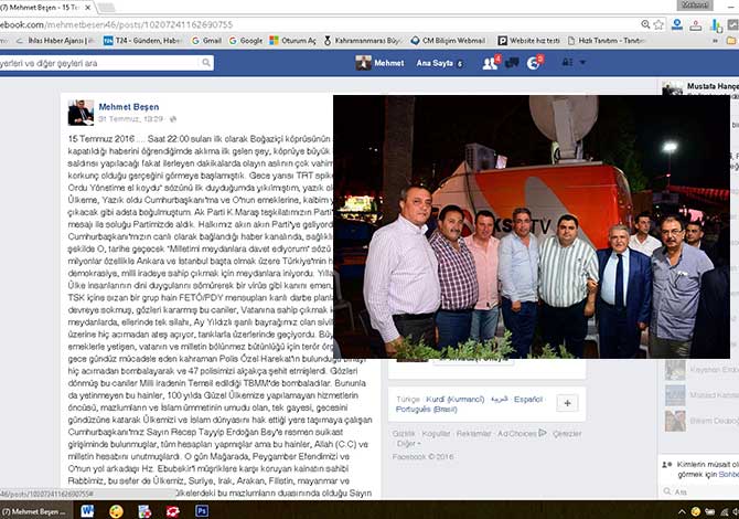 Beşen: Milletimiz Demokrasiye Sahip Çıktı