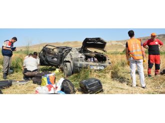 Gurbetçi aile kaza yaptı: 2 ölü