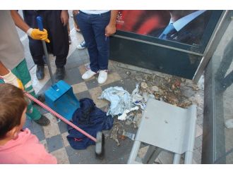 Şüpheli poşetten toprak ve taş çıktı