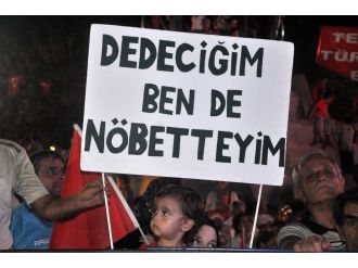 "Dedeciğim ben de nöbetteyim"