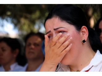 Denizde boğulan doktor için hazin tören