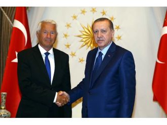 Erdoğan Avrupa Konseyi Genel Sekreterini kabul etti