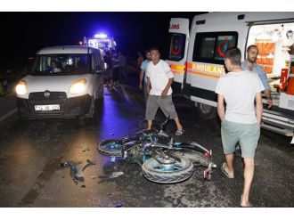 Yeni aldığı motosiklette can verdi