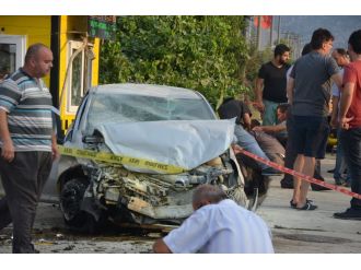 Helallik isterken otomobil çaptı