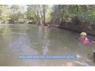 Dağcılar, Bursa’nın saklı görüntülerini yüzerek böyle geçti