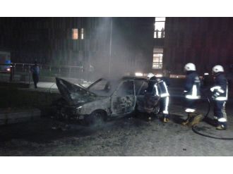 Seyir halindeyken alev alev yangın