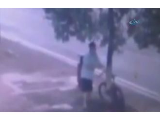 Pes artık: Ağacı kesip bisikleti çaldı