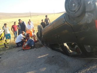 Kamyonet 8 takla attı: 1 ölü, 6 yaralı