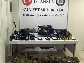 Darbede kullanılan silahları kadınlar tuvaletine saklamışlar