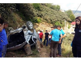 Metrelerce yuvarlandı: 1 ölü, 3 yaralı