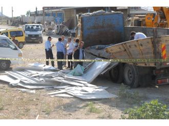 Talihsiz işçinin feci ölümü