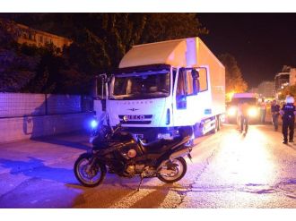 Şüpheli kamyon polisi alarma geçirdi