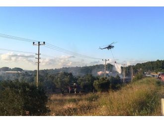 Çanakkale’de korkutan yangın