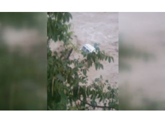 Bartın’daki sel felaketi kamerada