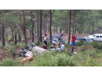 Piknik dönüşü uçuruma yuvarlandılar