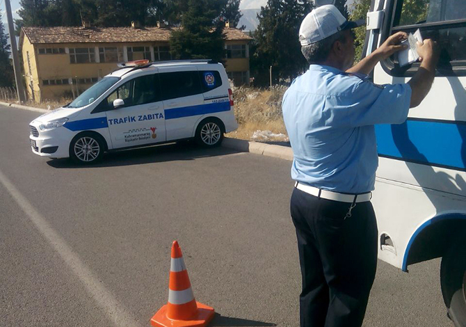 Kahramanmaraş Servisleri Denetleniyor