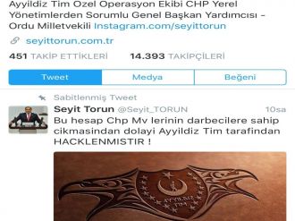 CHP Genel Başkan Yardımcısına hack şoku !