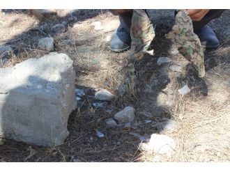 Okul bahçesinde bomba bulundu