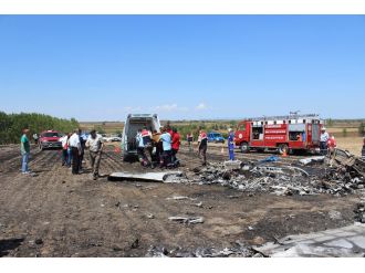 Eğitim uçağındaki 2 kişinin ismi belirlendi