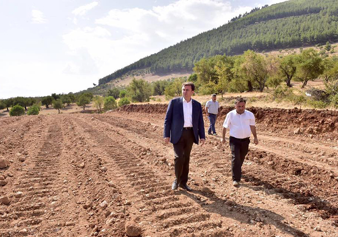 Başkan Erkoç, Yeni Bulvarda İncelemelerde Bulundu