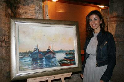 Elvan Sungurun resim sergisi açıldı