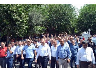 Siirt’te teröre lanet yağdı