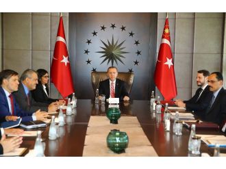 Erdoğan Venezuela heyetimi kabul etti