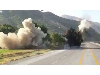 Bitlis’te ’1 ton’luk faciadan dönüldü