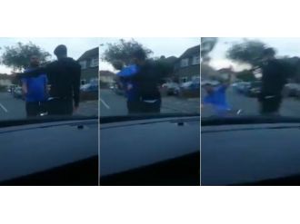 Trafikteki tartışma nakavtla bitti