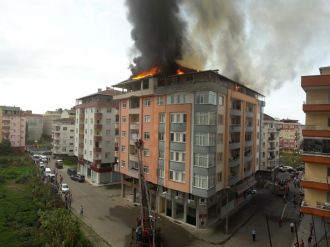 Korku dolu dakikalar: Bomba gibi patladı