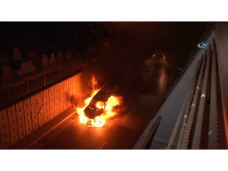 İstanbul’un göbeğinde alev alev yandı