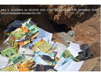 Muş’ta terör örgütüne ait sığınak bulundu