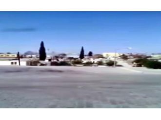 Sınıra roket düştü: İşte o anlar