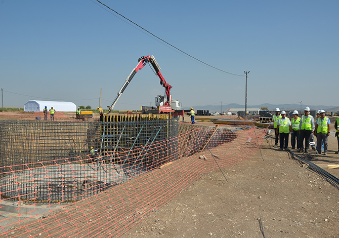 Atıksu Arıtma Tesisi İnşaatı Devam Ediyor