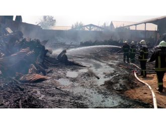 Gaziantep’te 9 iş yeri kül oldu
