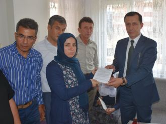 Şehit ailelerine şehitlik beraatı takdim edildi