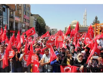 Van teröre karşı tek yürek oldu