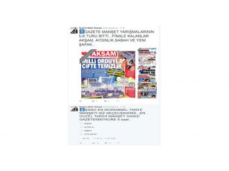 Gökçek’ten ’En iyi manşet’ anketi