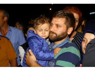 Şehit babasını böyle karşıladı