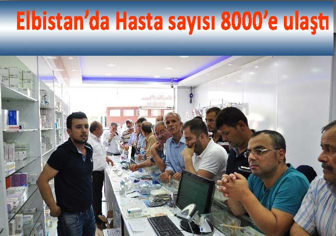 Elbistan’da hastanelere başvuranların sayısı 8 bini aştı
