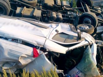 Baba ve kızı kazada hayatını kaybetti