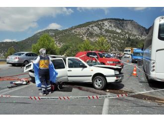 Feci kaza: Anne ve 1 yaşındaki oğlu öldü