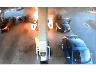 Akaryakıt istasyonunda can pazarı